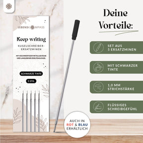 Kugelschreiber mit auswechselbarer Mine