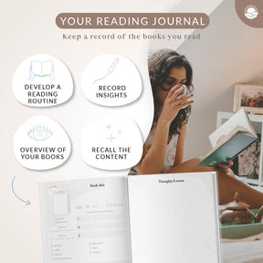 Buchjournal XXL "Pearl" - 104 Bücher - Englische Version