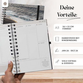 Terminplaner Ringbuch 2026 - DIN A5