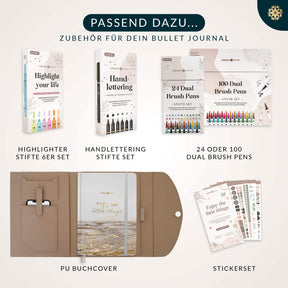 Bullet Journal "PRO" DIN A5 - Notizbuch mit Punktraster