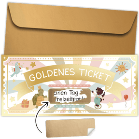 Goldenes Ticket - Gutschein zum Freirubbeln