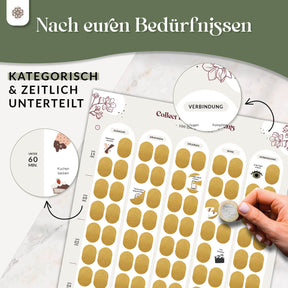 Rubbelposter für Paare – 100 Date-Ideen