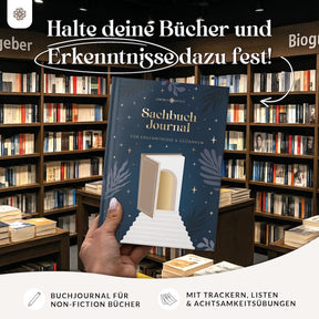 Sachbuchjournal mit Poster - für 40 Bücher