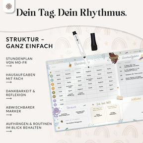 FlexiPlan für Kinder - Stunden- & Wochenplaner