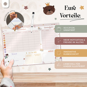 FlexiPlan für Kinder - Stunden- & Wochenplaner