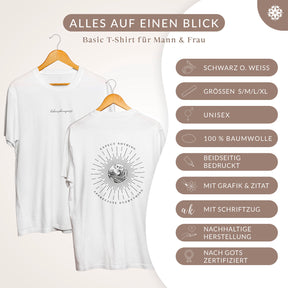 Lebenskompass T-Shirt - Weiß
