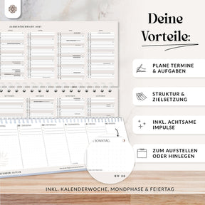 Tischkalender für 12 Monate - 2027