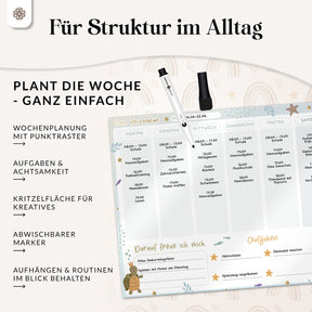 FlexiPlan für Kinder - Stunden- & Wochenplaner