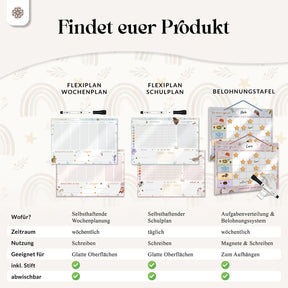 FlexiPlan für Kinder - Stunden- & Wochenplaner