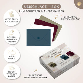 grußkarten aufbewahren 8er Set Grußkarten für jeden Anlass
