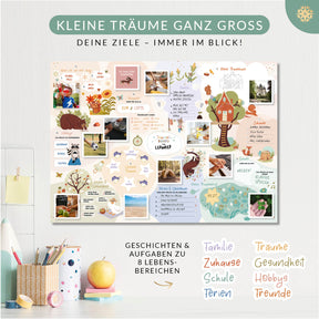 "Träumerle Board" - Das Vision Board Set für Kinder