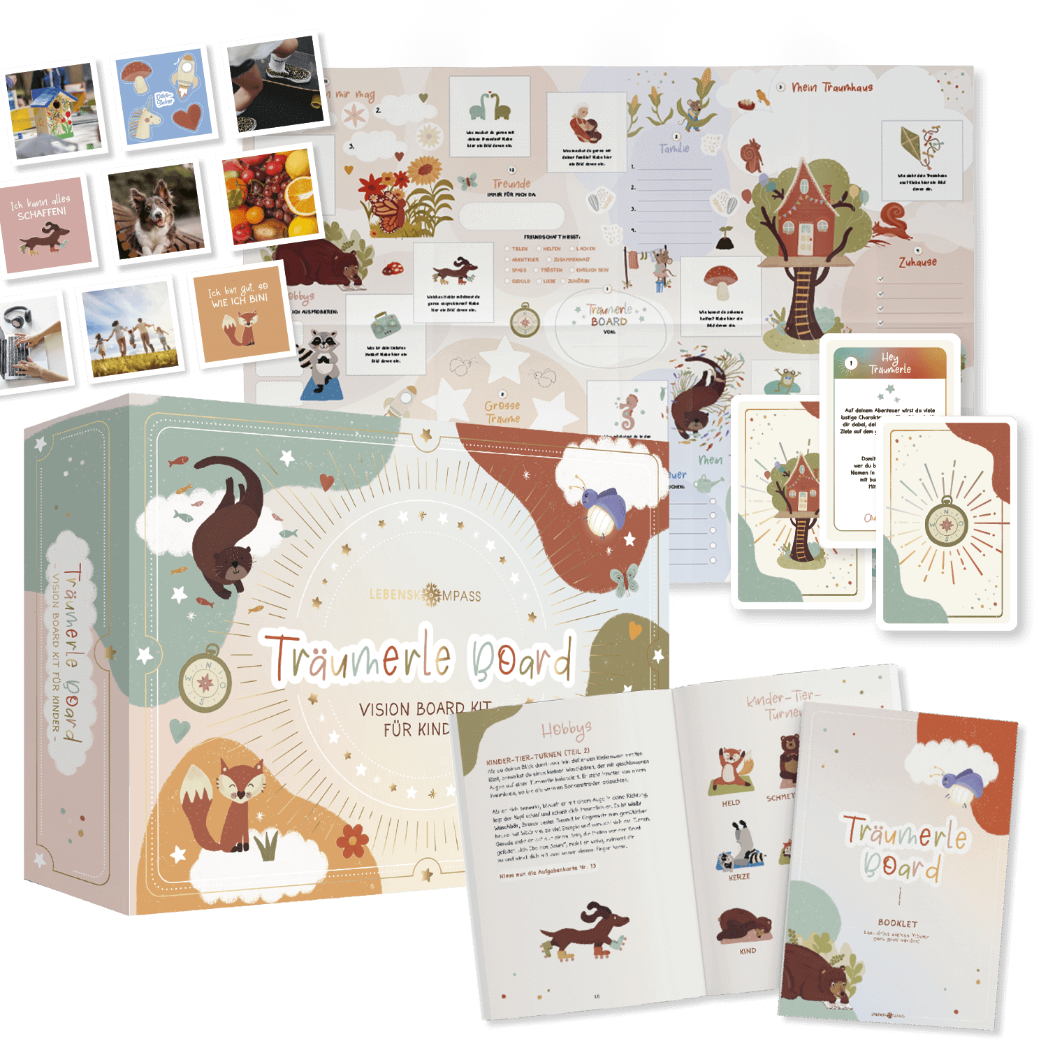 "Träumerle Board" - Das Vision Board Set für Kinder