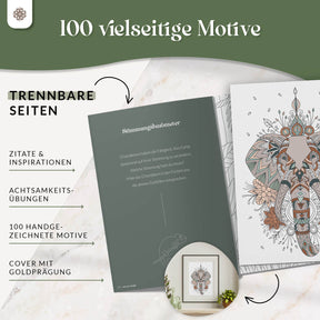 "Malzauber" - XXL Sparbundle zum Malen mit 100 Motiven