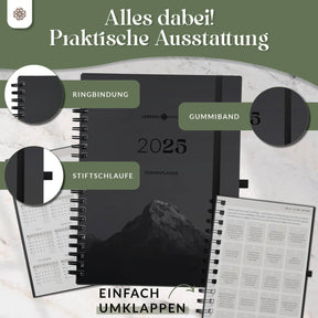 Terminplaner Ringbuch 2025 - DIN A5