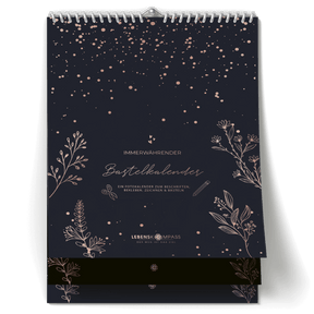 Bastelkalender A4 ohne Datum (Dunkel)