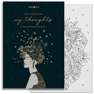 Malbuch Erwachsene "JUST PAINTING MY THOUGHTS”